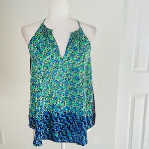 NWT Anthropologie Maeve 100% Silk Racerback Top Size 6